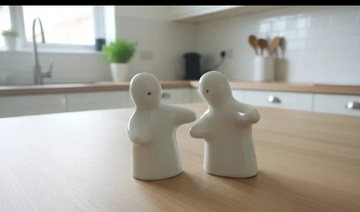 Heart-shaped Stress Balls with Hugging Salt&Pepper Shakers - photo 3