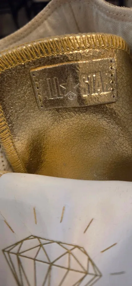 Converse All Star High Top Gold Shoes image indicator(3)
