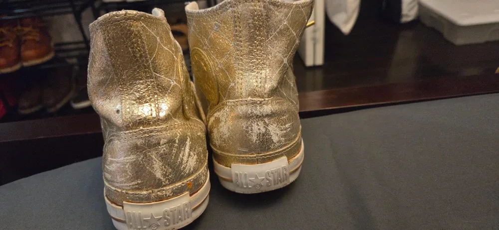 Converse All Star High Top Gold Shoes image indicator(4)