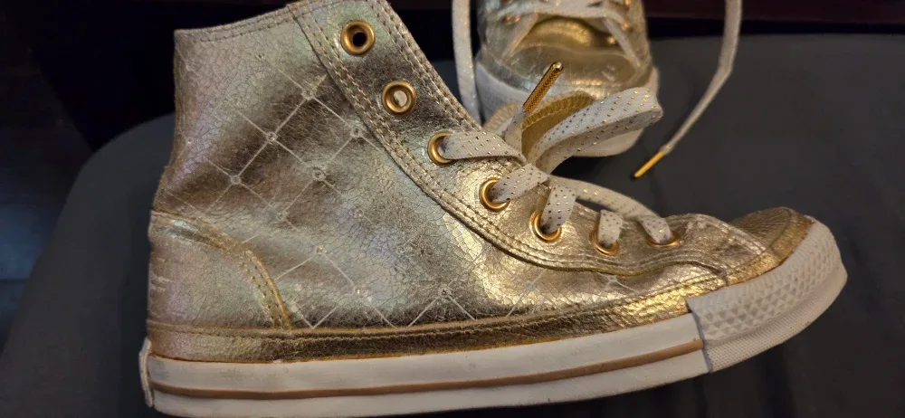 Converse All Star High Top Gold Shoes image indicator(5)
