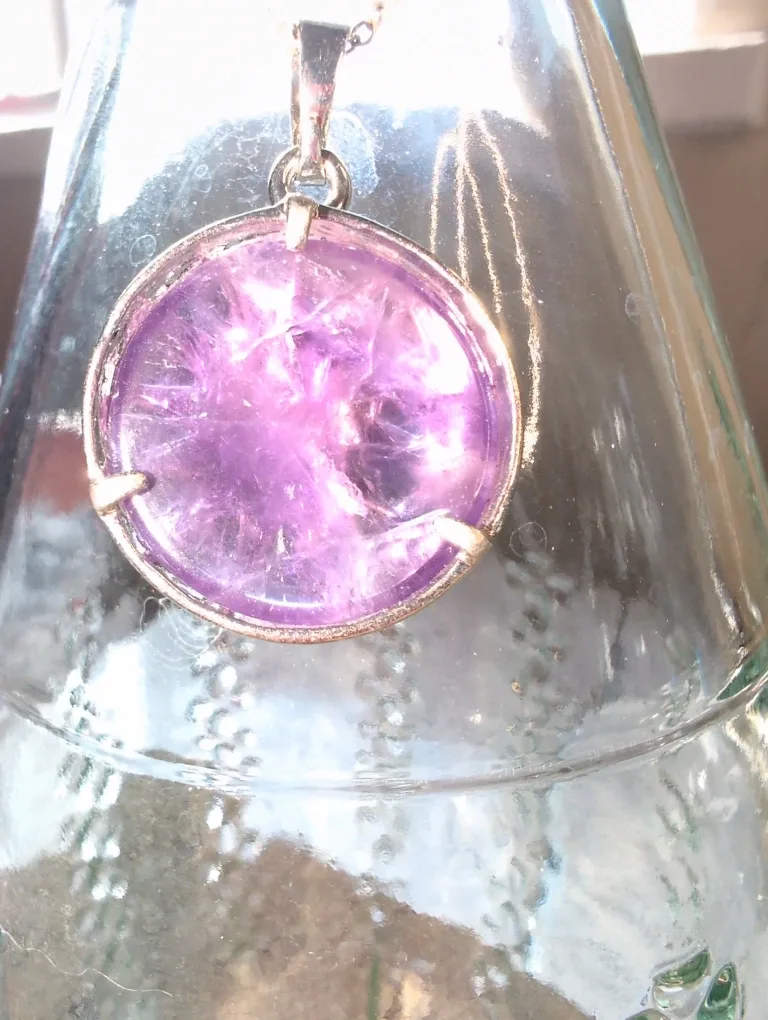 Amethyst Pendant Necklace image indicator(2)