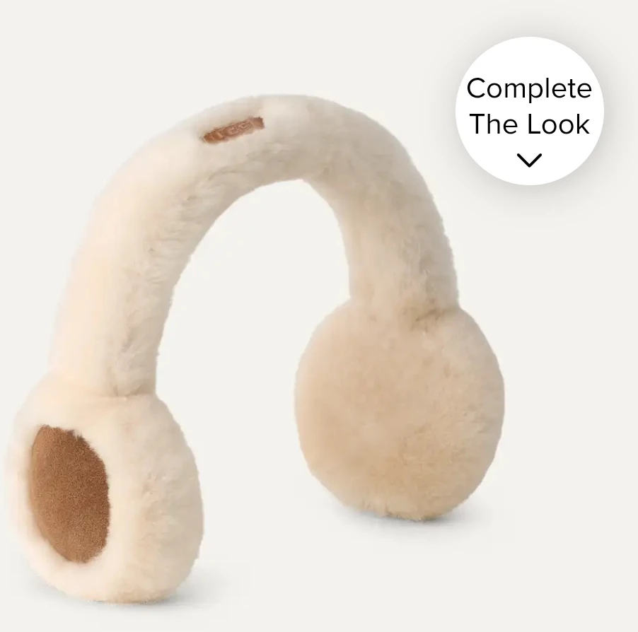 BNIB - UGG® Classic Wire Sheepskin Earmuffs - Chestnut