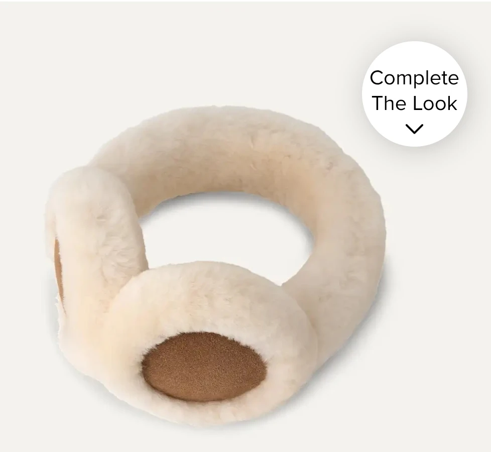 BNIB - UGG® Classic Wire Sheepskin Earmuffs - Chestnut - photo 2
