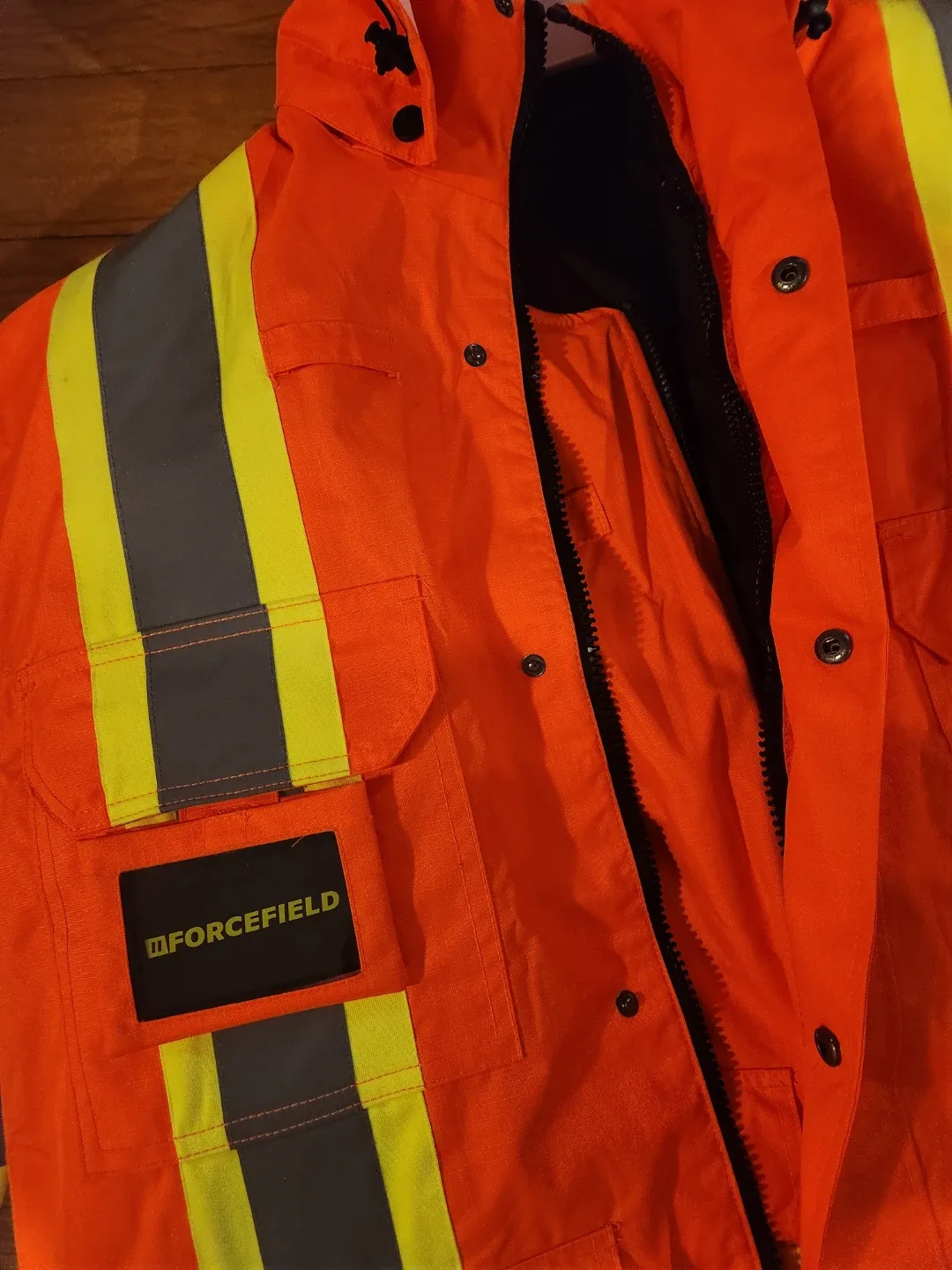 Men's 2XL High Visibility 3 in 1 work coat image indicator(5)