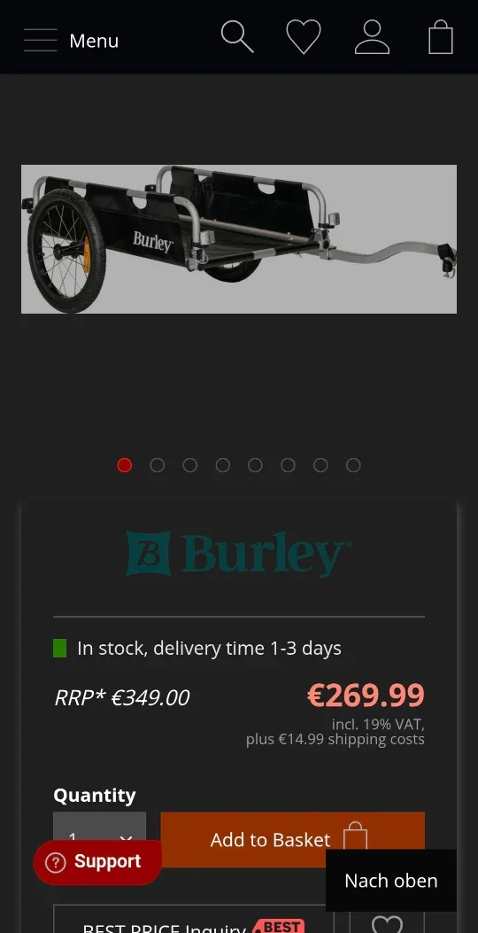 Burley Flatbed Bicycle Cargo Trailer image indicator(3)