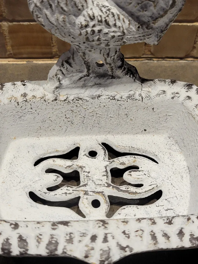 Rustic Rooster Soap Dish - Decorative Farmhouse Style image indicator(3)