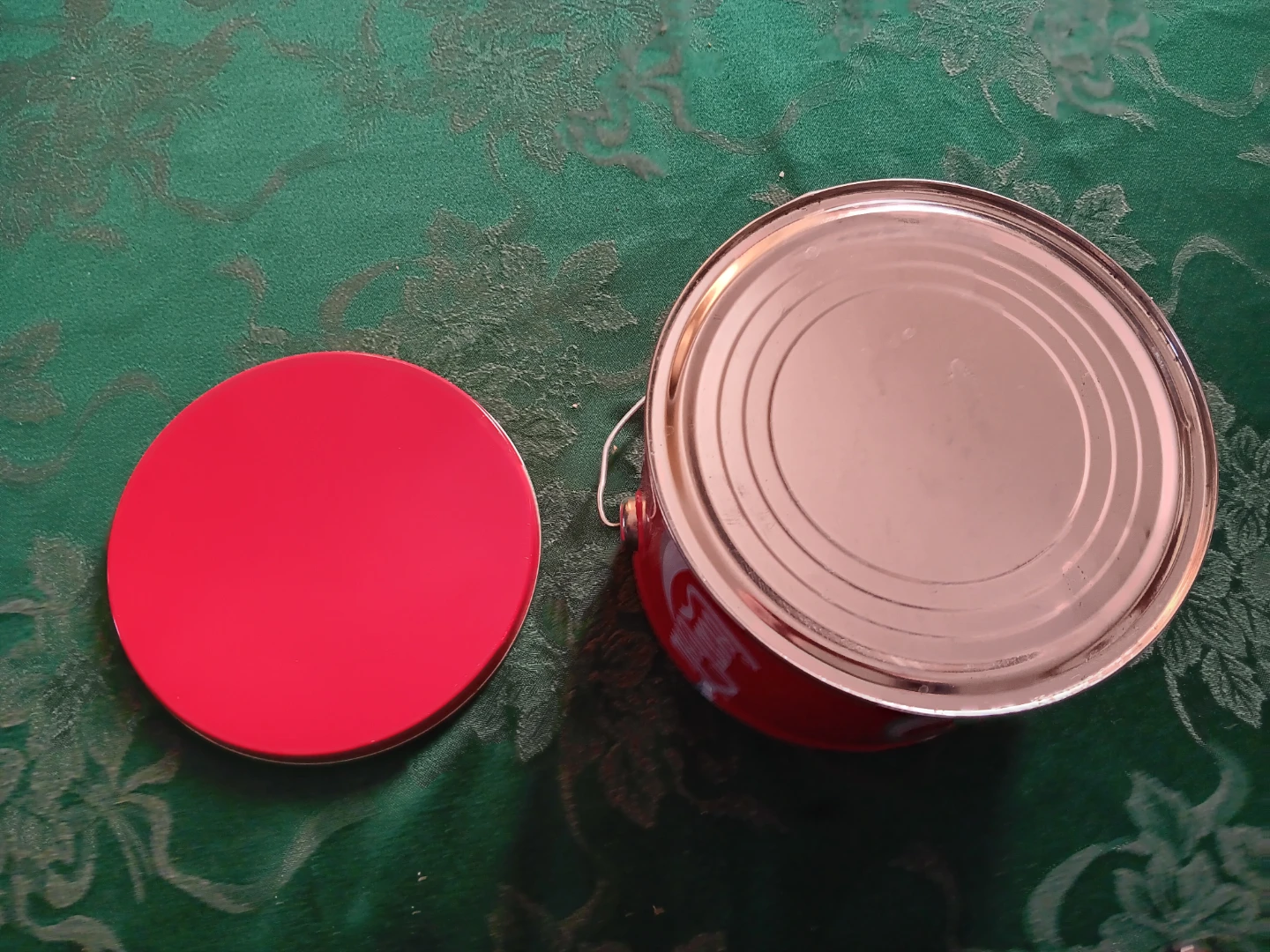 Coca-Cola Red Tin Container - photo 4