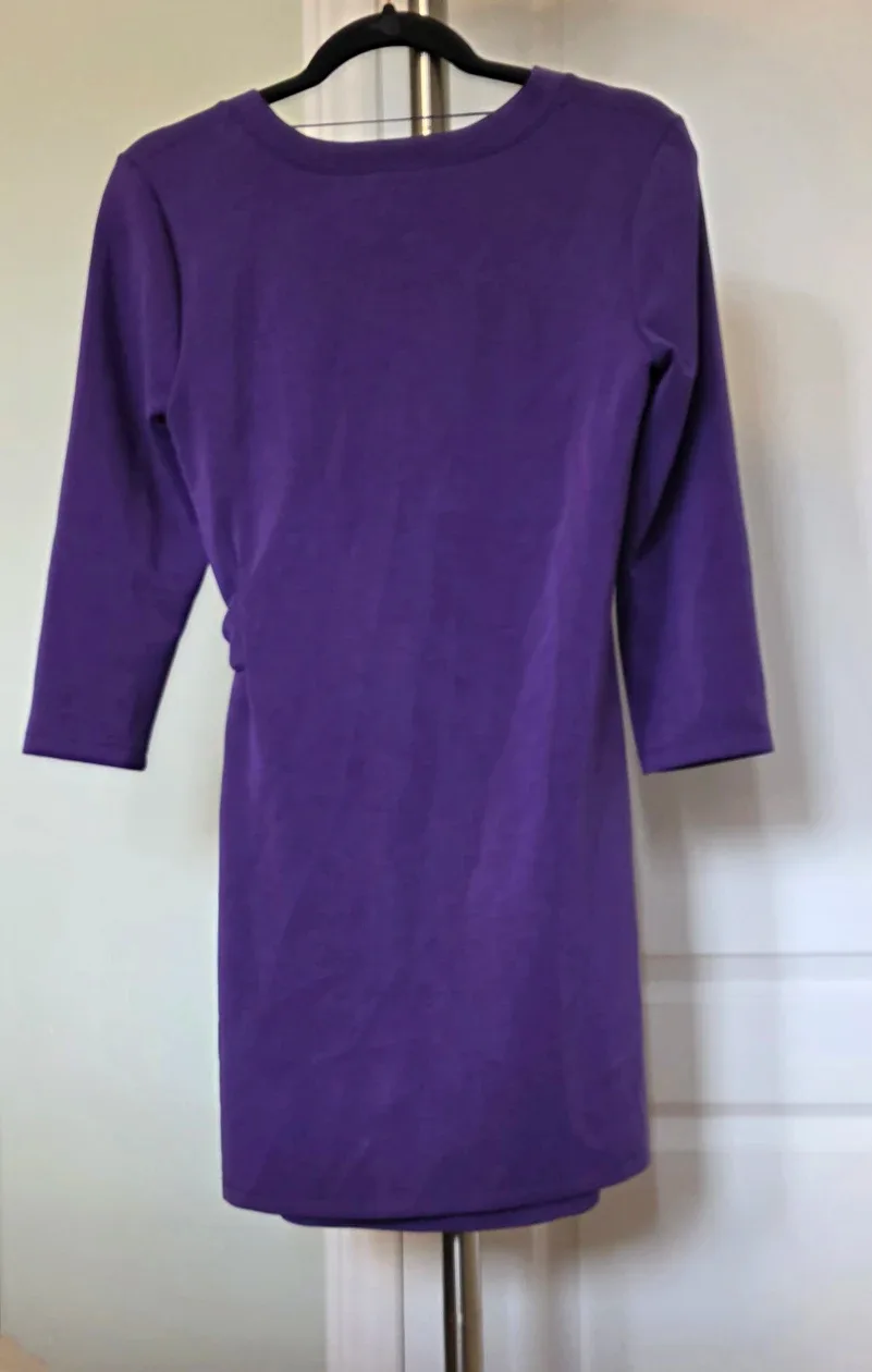 3/4 Sleeve Sporty Mini Dress image indicator(3)