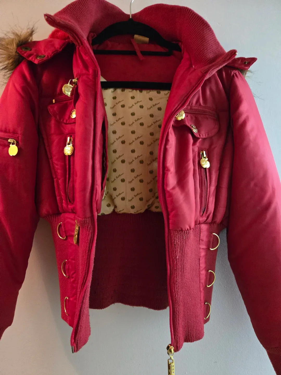 🥕 Apple Bottoms Red Puffer Jacket image indicator(2)