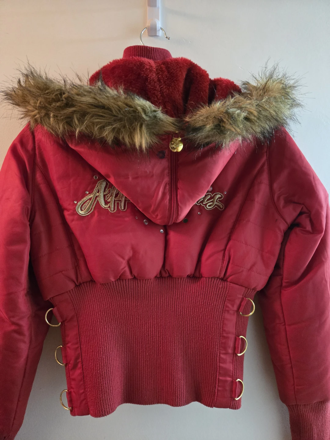 🥕 Apple Bottoms Red Puffer Jacket - photo 3