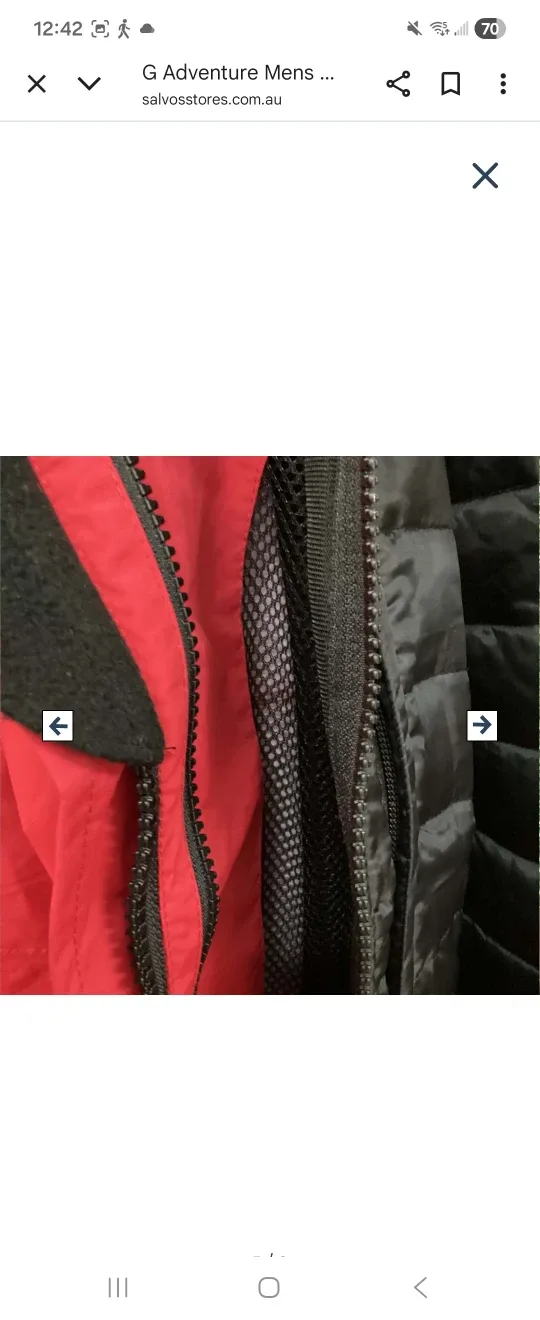 Small G Adventure Womens Red Jacket image indicator(2)