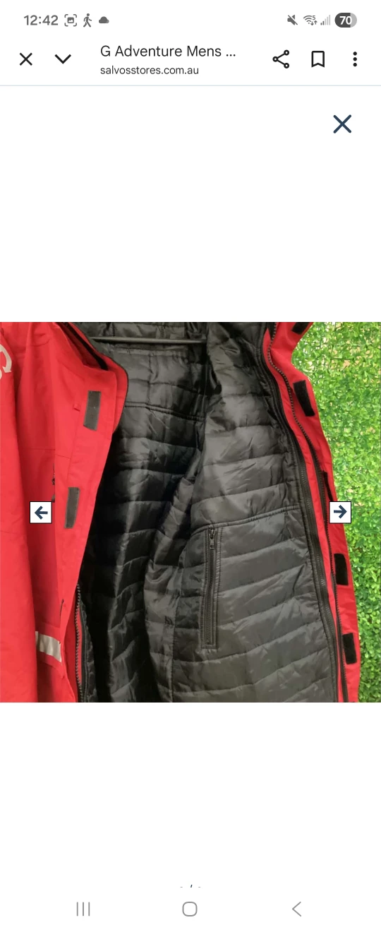 Small G Adventure Womens Red Jacket - photo 3