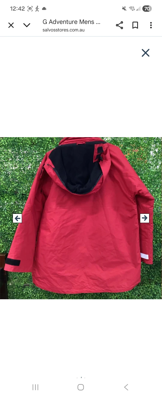 Small G Adventure Womens Red Jacket - photo 4