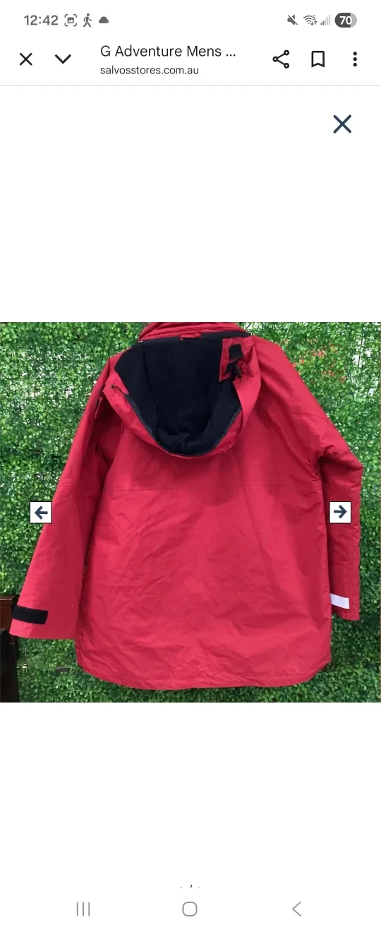 Small G Adventure Womens Red Jacket image indicator(4)