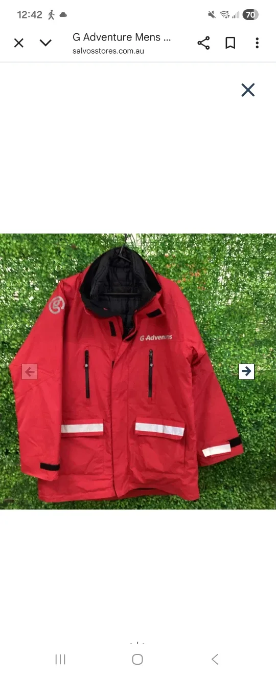 Small G Adventure Womens Red Jacket image indicator(5)