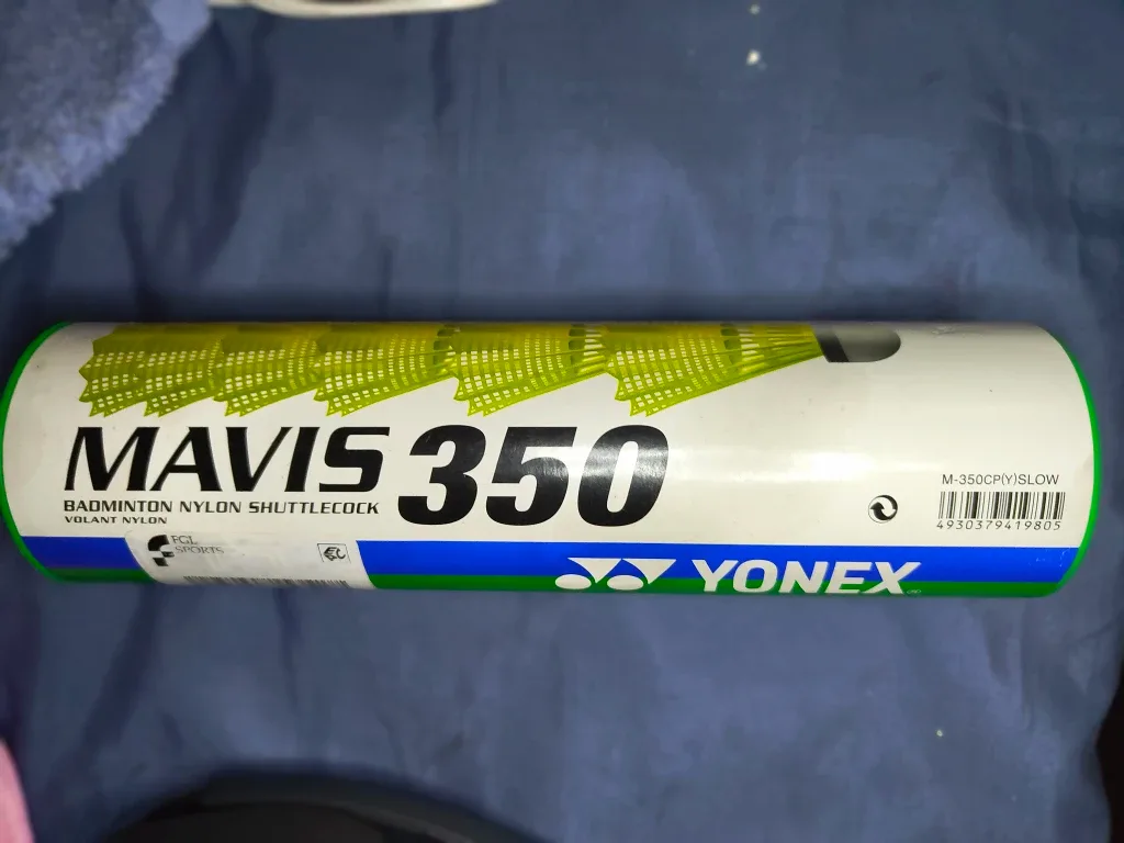 Yonex Mavis 350 Badminton Nylon Shuttlecock 6 pieces