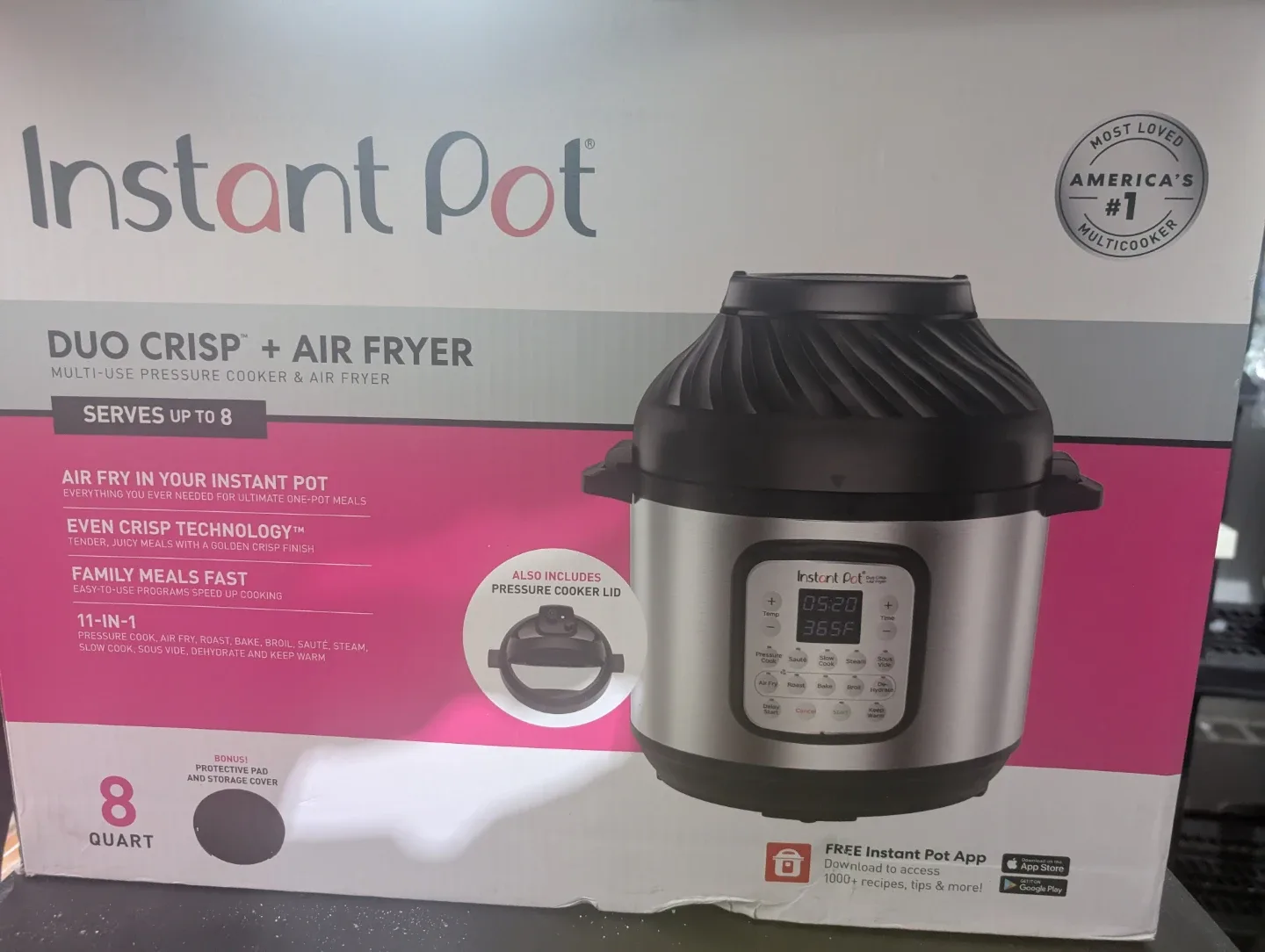 Instant Pot Duo Crisp XL 8Qt Air Fryer - New! thumbnail