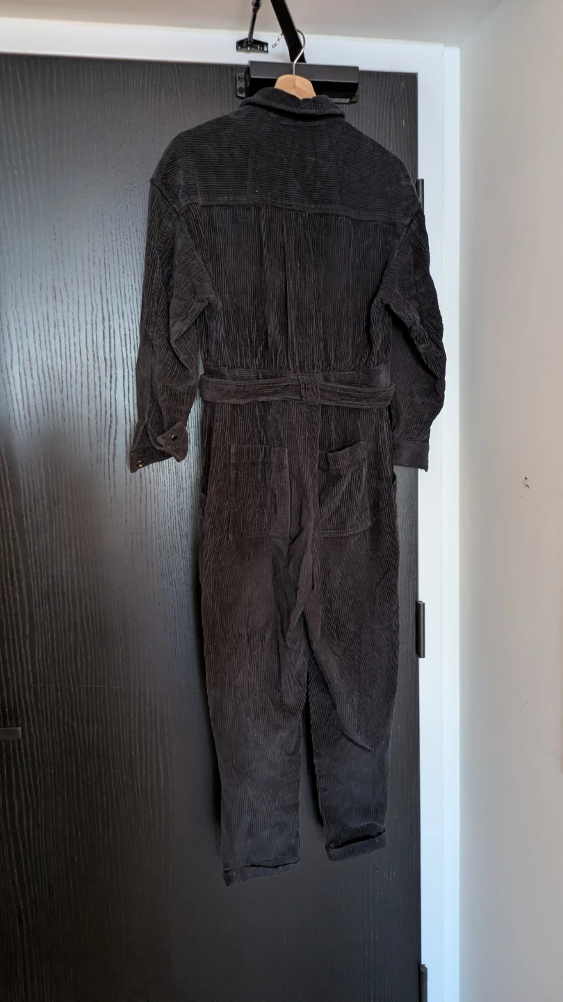 Ted Baker London Navy Corduroy Jumpsuit - Size CAD 6 - photo 3