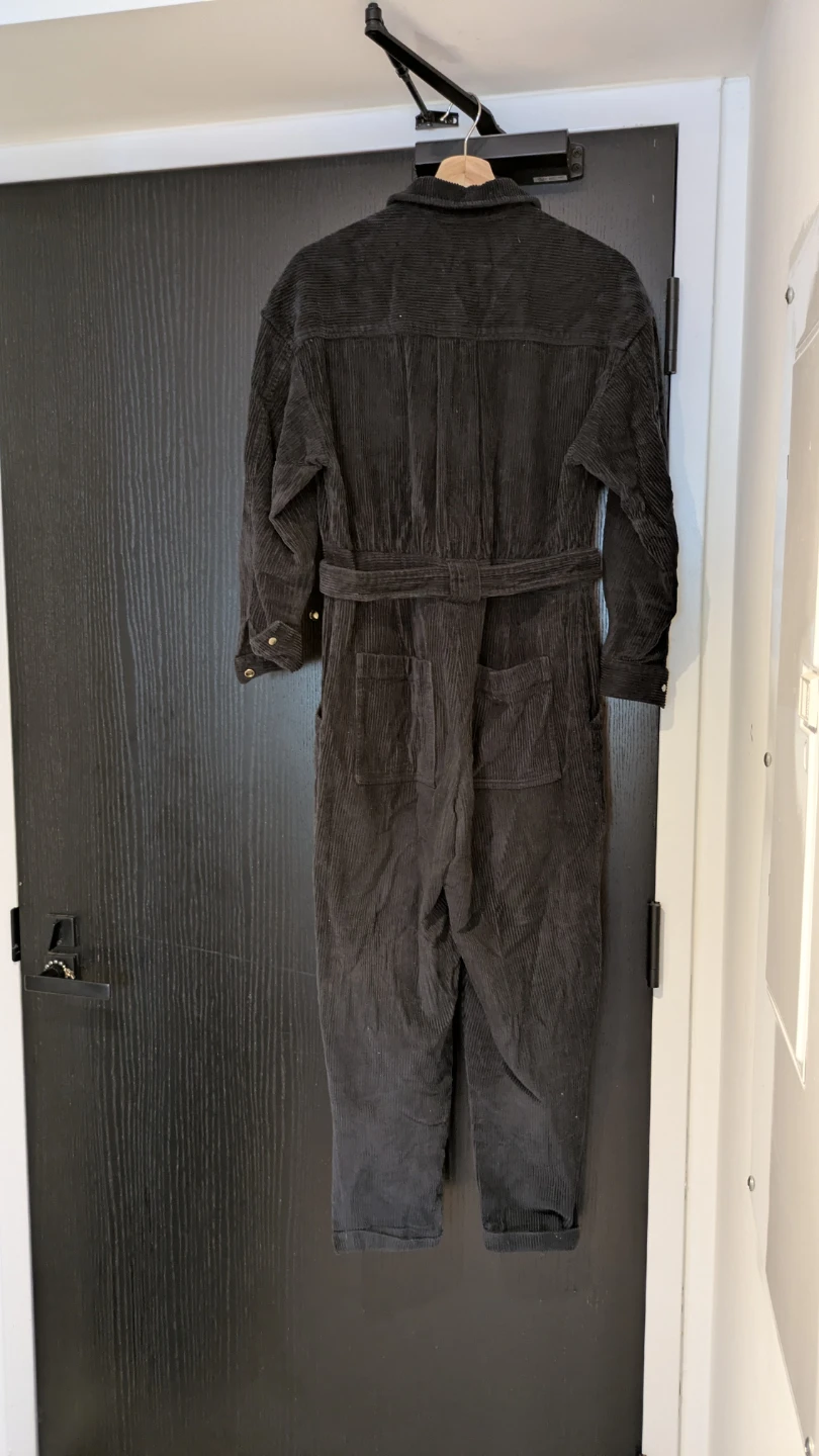 Ted Baker London Navy Corduroy Jumpsuit - Size CAD 6 - photo 4