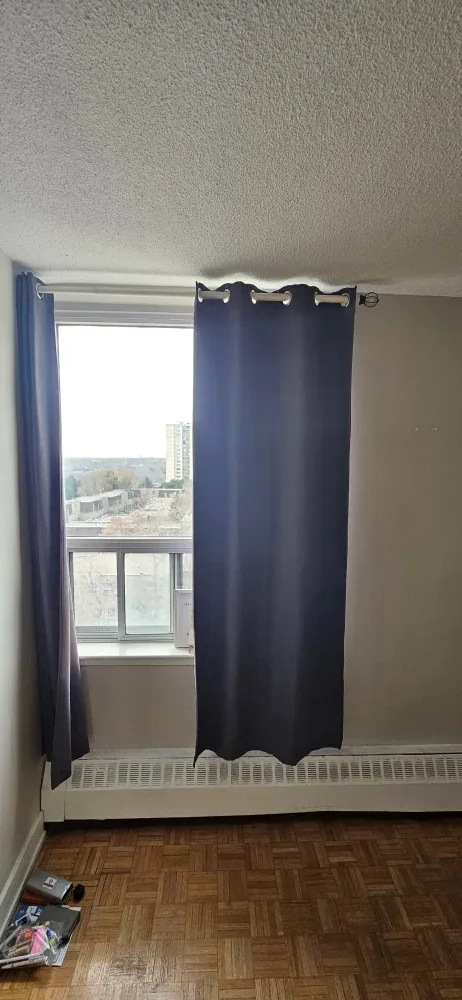 Assorted Curtains with rods- Variety of Colors