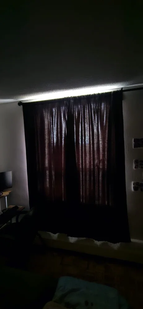 Assorted Curtains with rods- Variety of Colors image indicator(3)