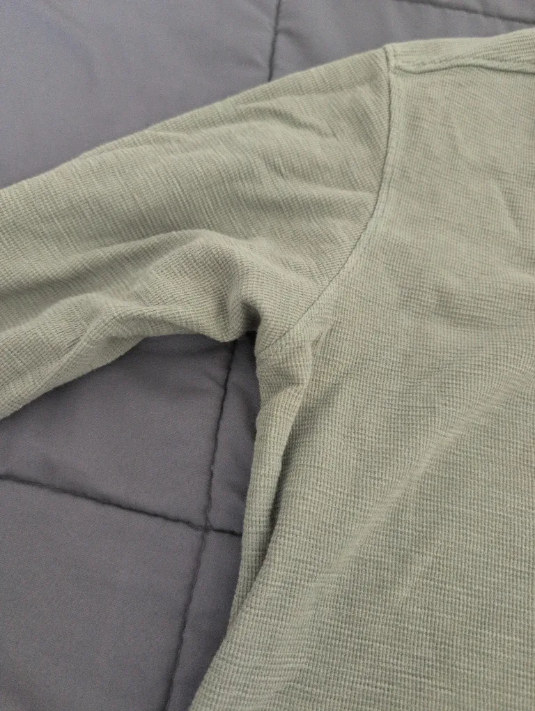 E.T.A. Henley Long Sleeve Shirt Medium image indicator(3)