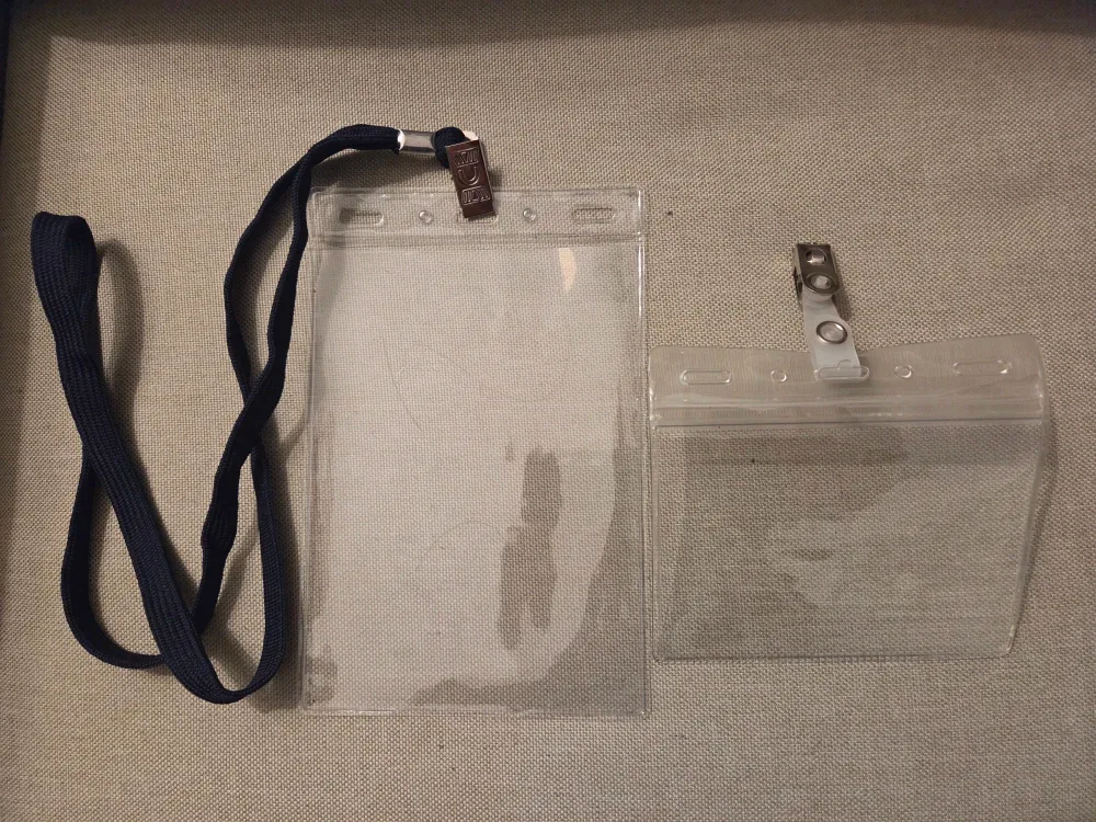 Free Badge Holders with Lanyards - Set of 2