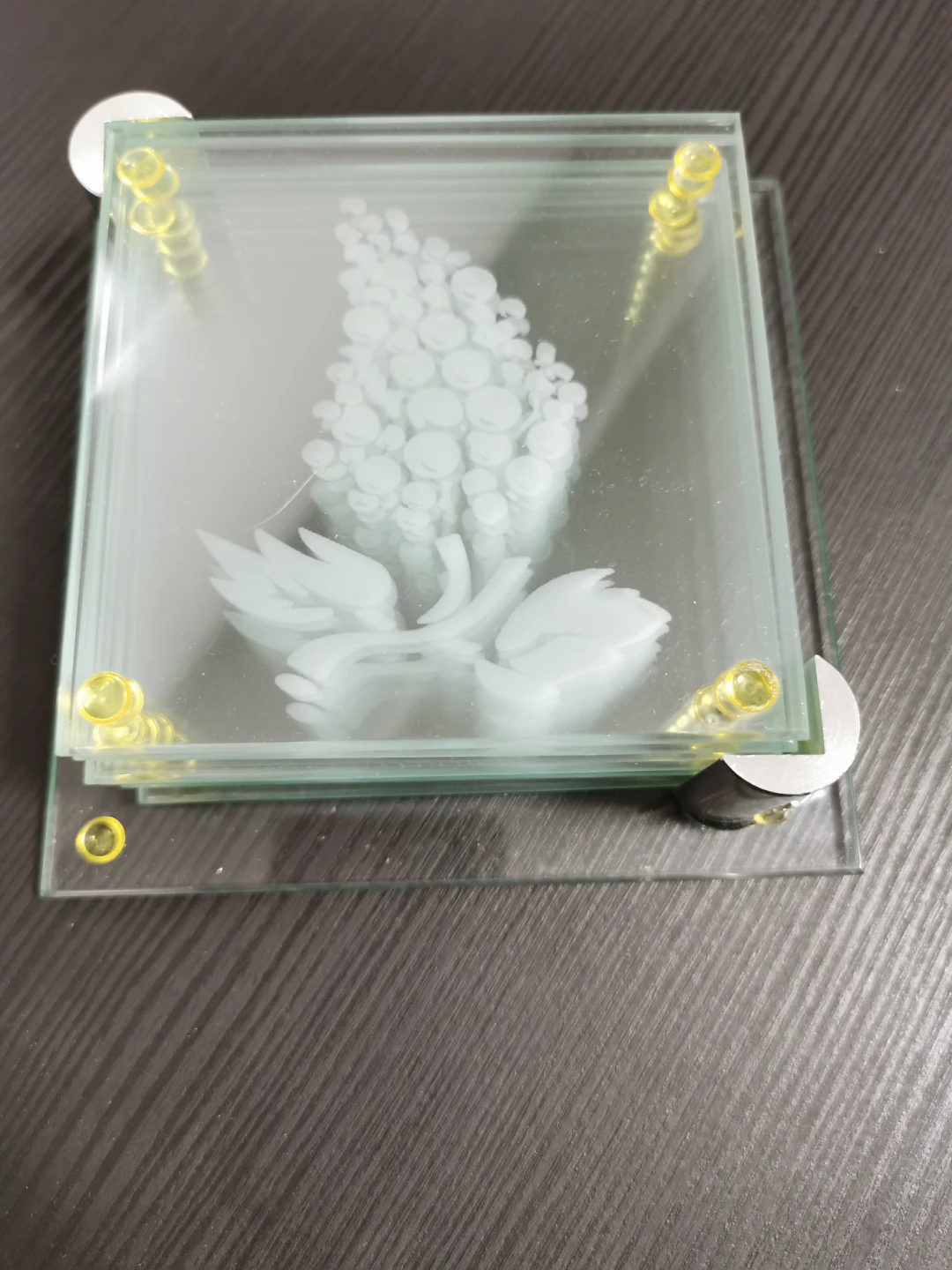 7 Piece Glass Coaster Set - photo 2