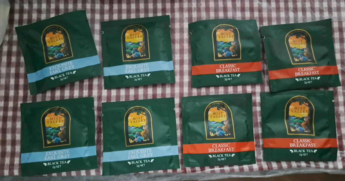 Mist Valley Tea Bags - Earl Grey & Classic Breakfast