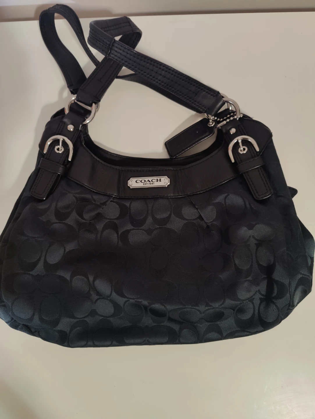 Coach Black Hobo Bag NK1261-F22508