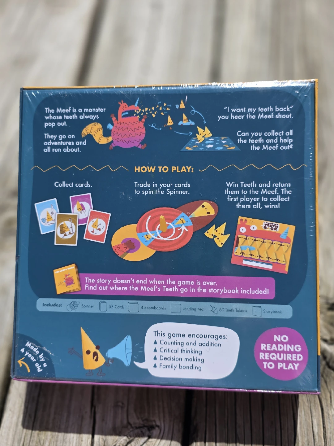 I Want My Teeth Back Board Game, Ages 4+ - photo 2