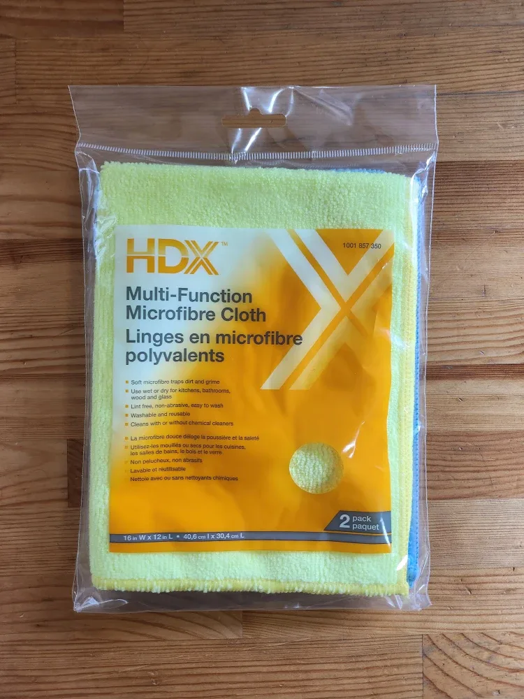 Home Depot HDX Brand - AA Batteries, Microfiber cloth, Zip Ties image indicator(6)