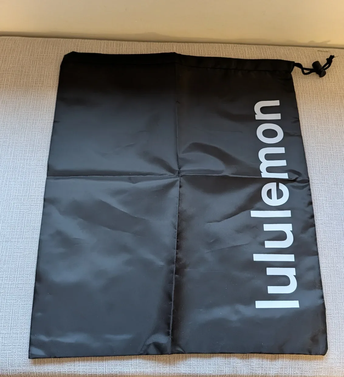 Brand New Lululemon Black Drawstring Bag