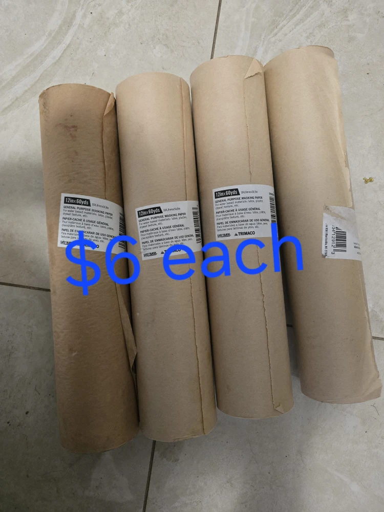 Trimaco 12in x 60yds General Purpose Masking Paper