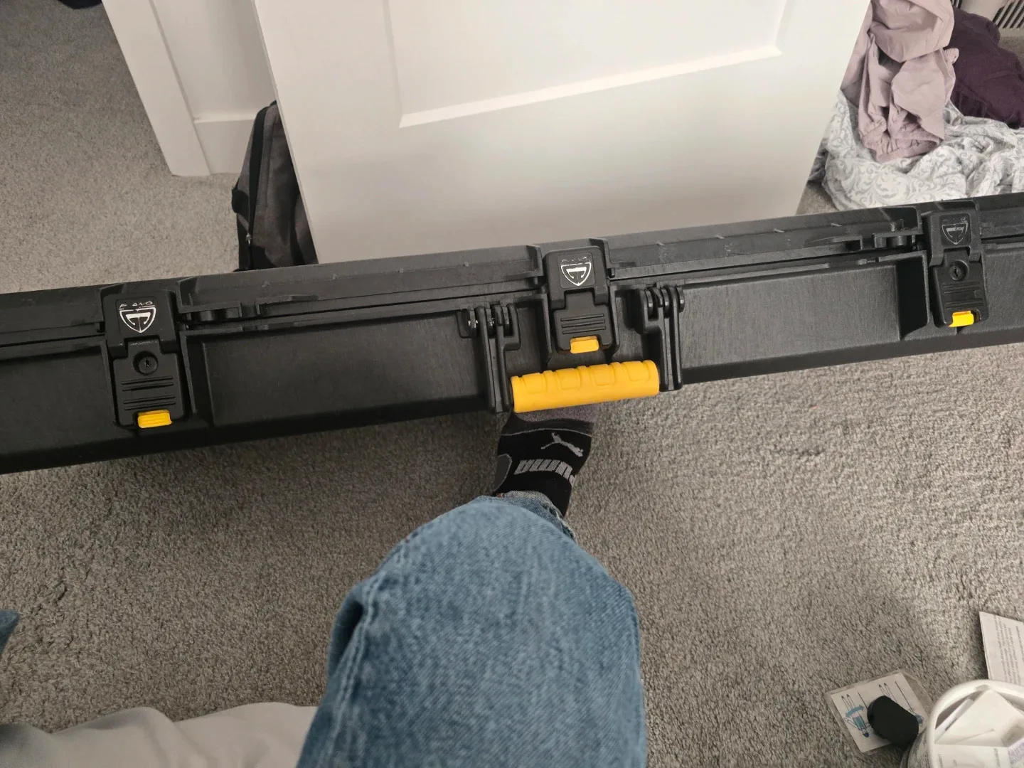 Gun case and locks and red dot site image indicator(2)