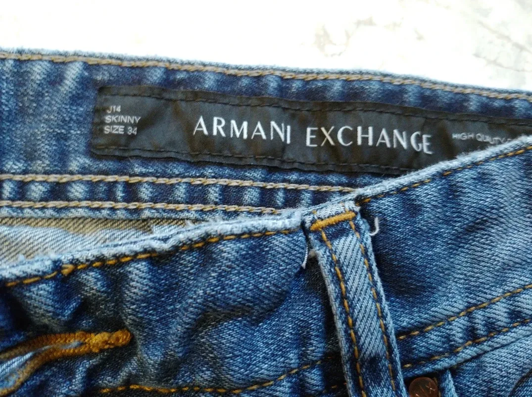 Armani Exchange Skinny Jeans (Men's size 34) image indicator(3)