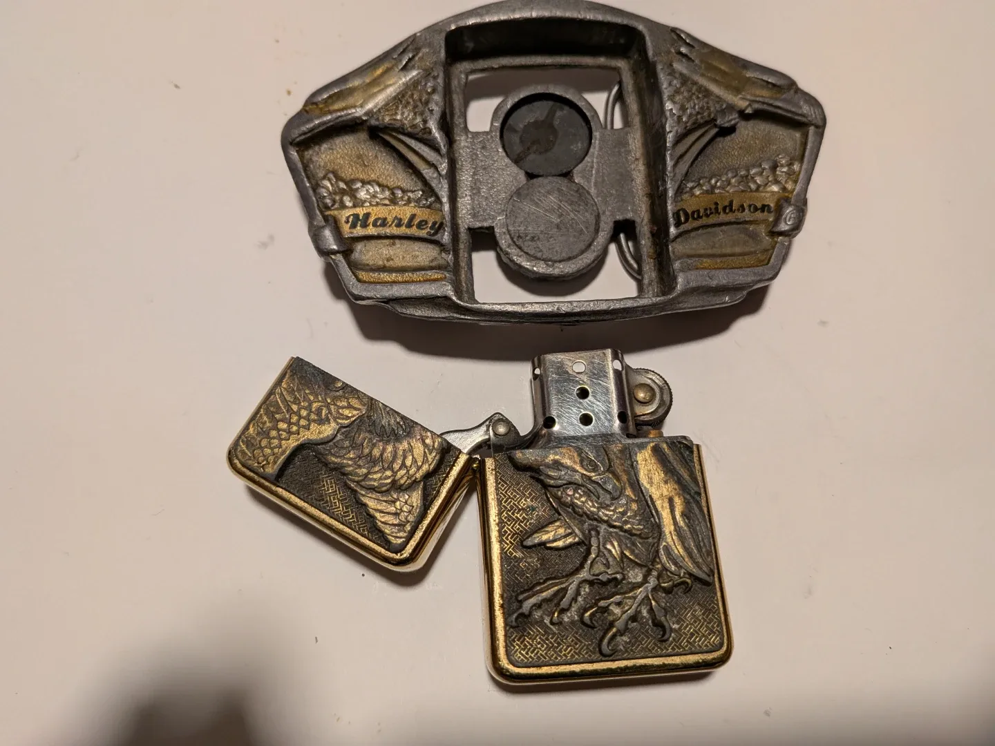 Harley Davidson Belt Buckle & Star Lighter image indicator(2)