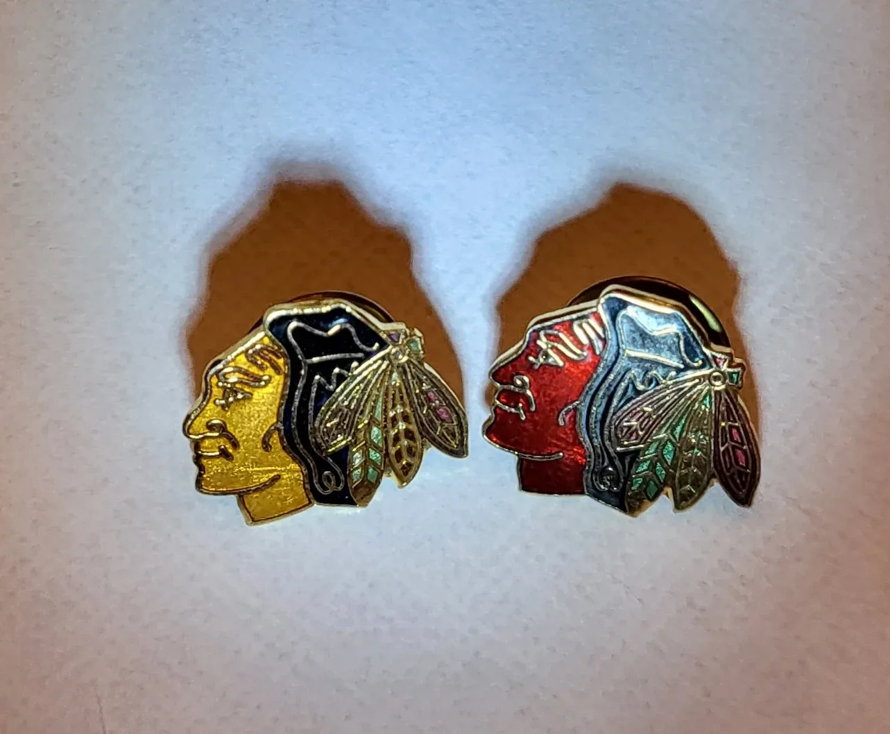 Vintage Chicago Blackhawks Pins