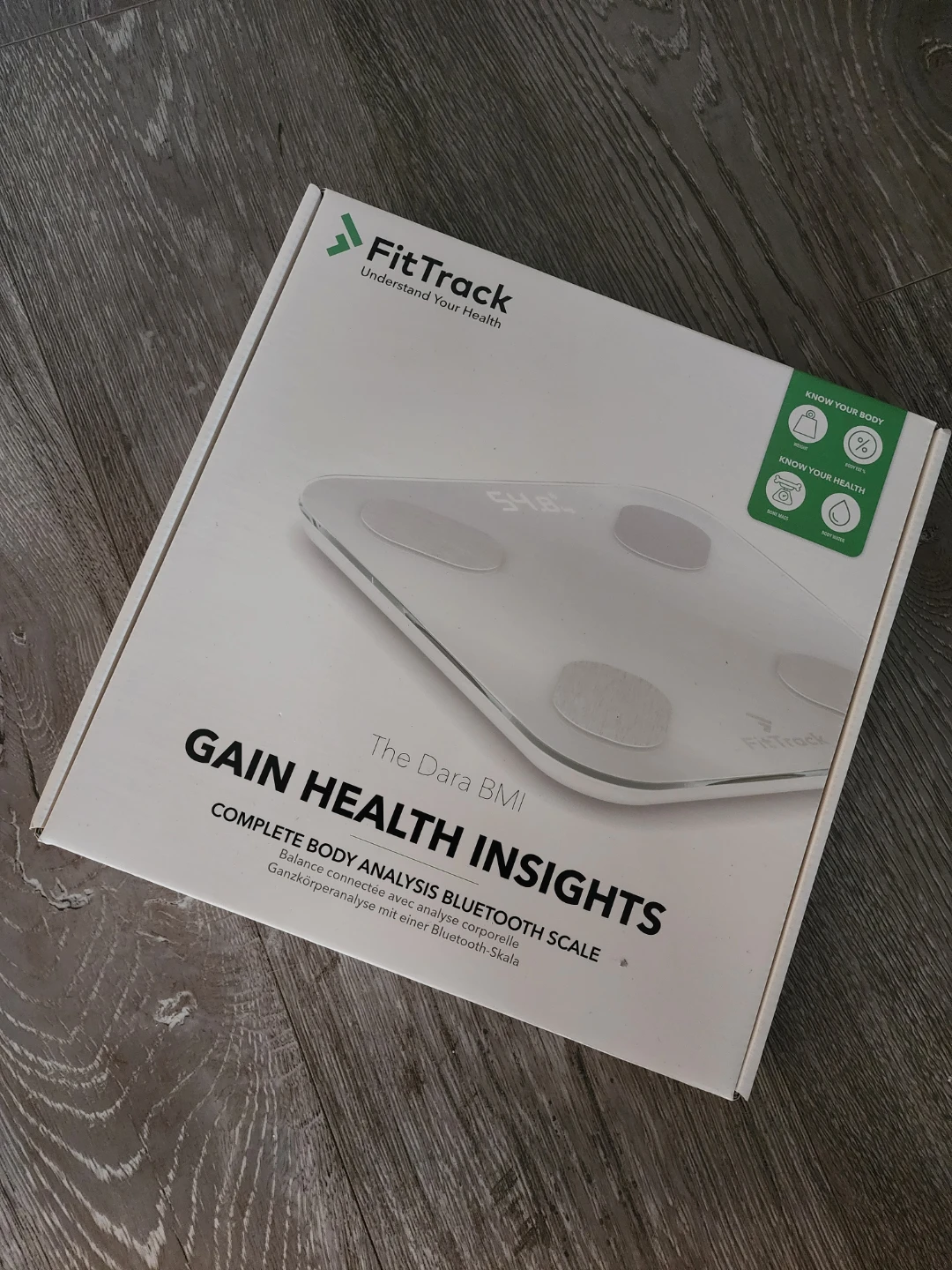 New FitTrack Dara BMI Bluetooth Scale