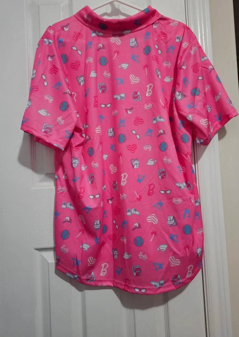 Blue Jays Barbie Pink Button-Down Shirt image indicator(3)