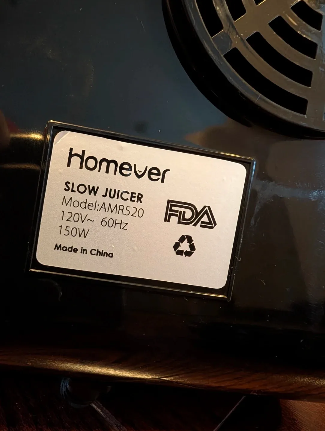 EUC - Homever Masticating Slow Juicer image indicator(8)