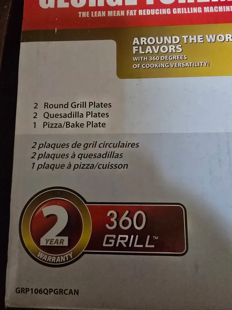 George Foreman 360 Grill - Like New! image indicator(3)