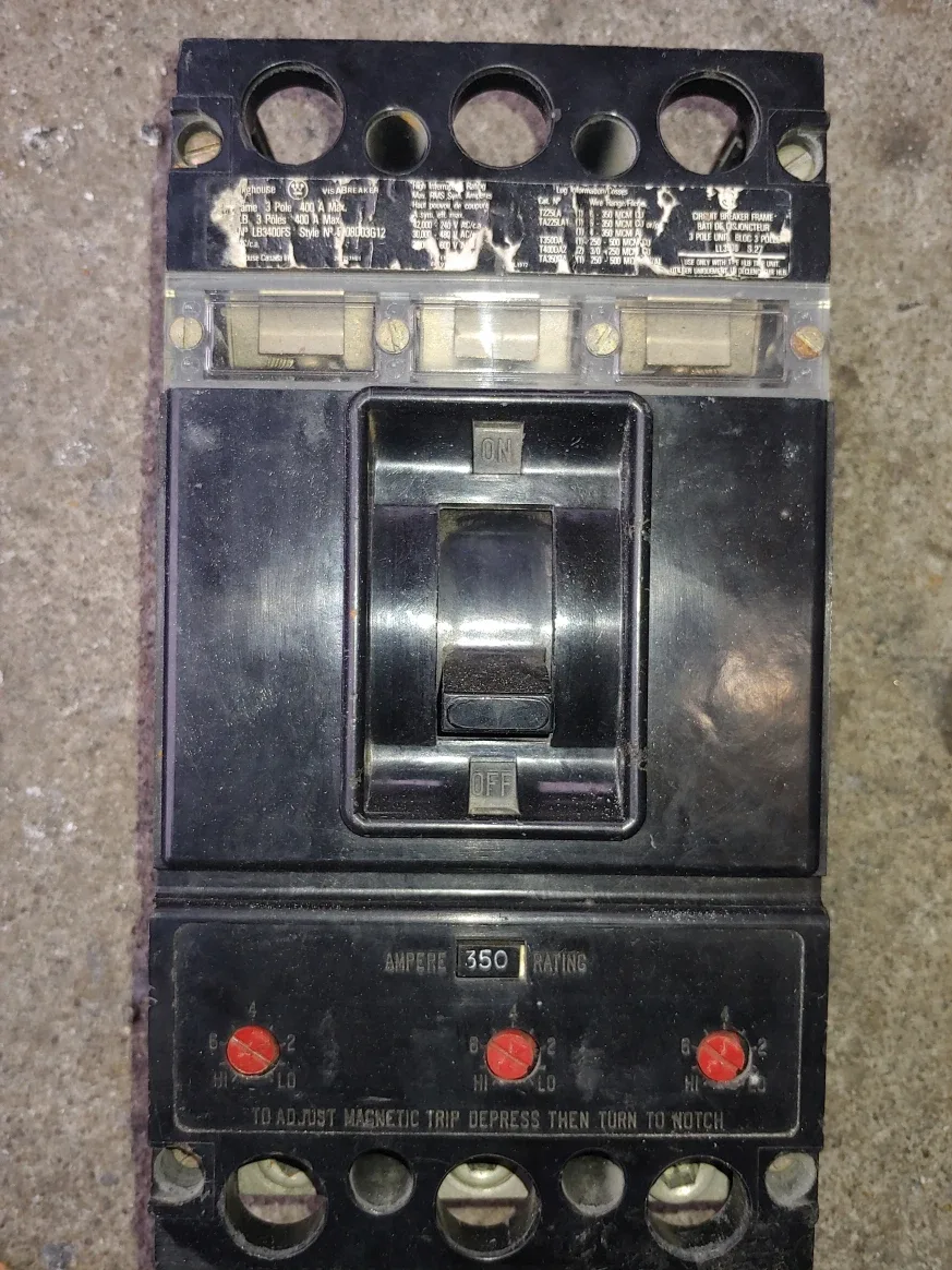 Westinghouse LB3400FS 3-Pole 400A VISABREAKER