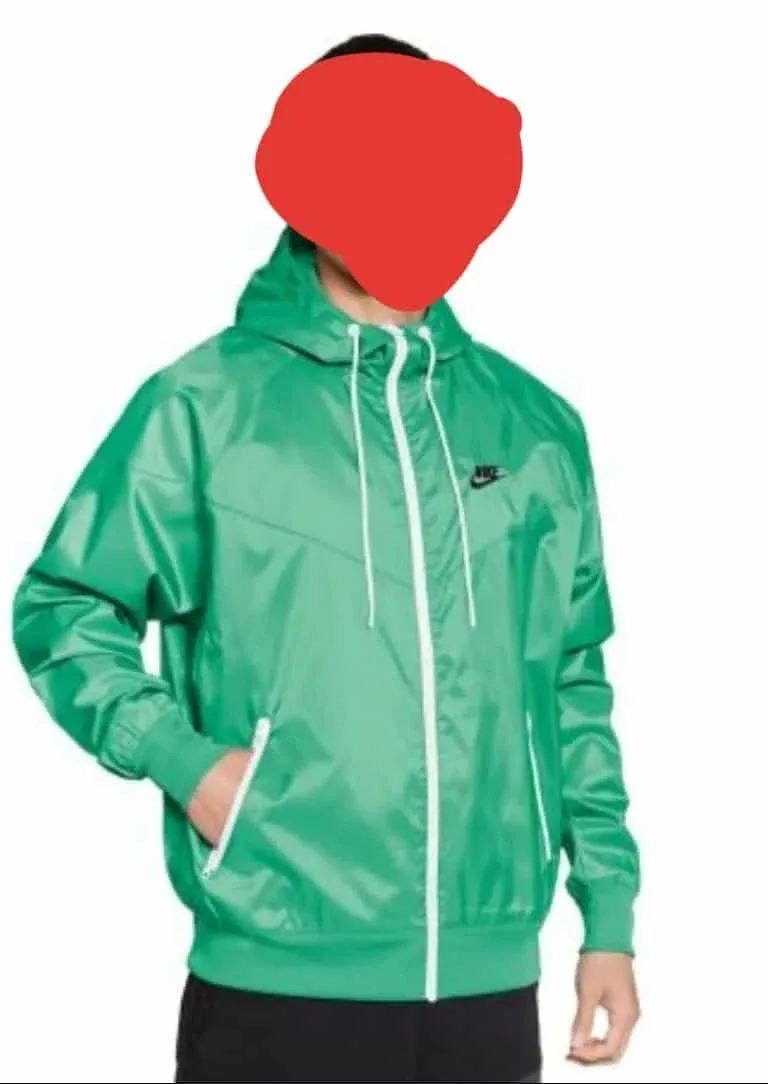 Nike Windrunner Jacket - Mens Medium - Green image indicator(3)