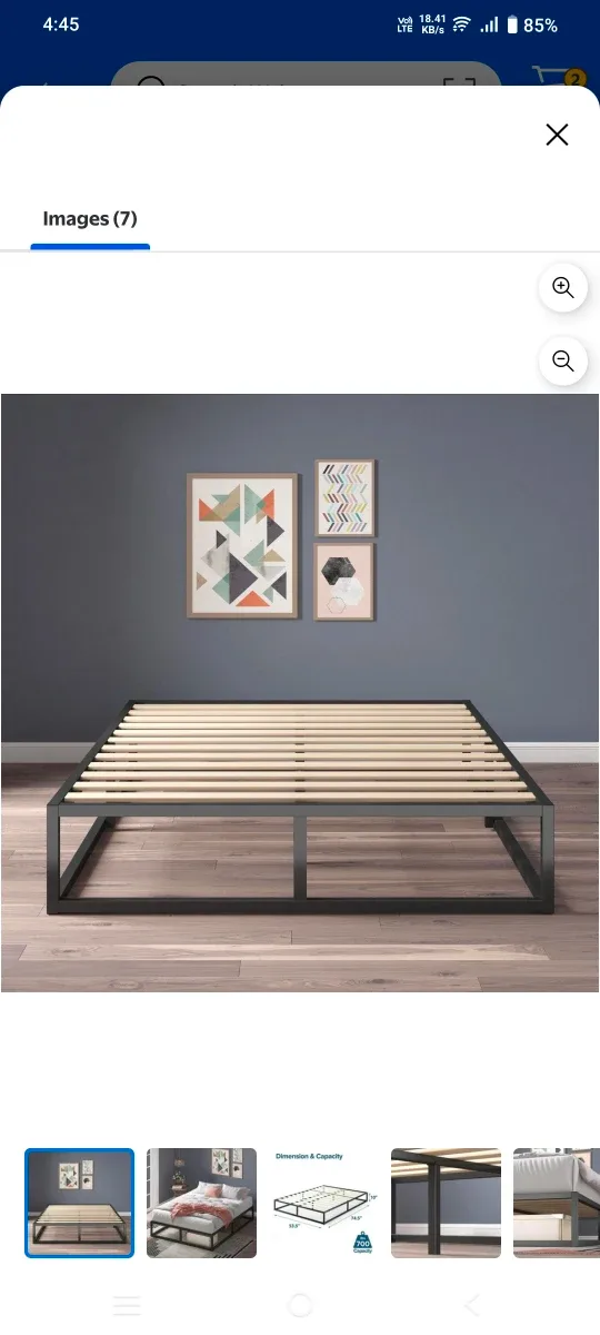 Zinus Brand Full Size Metal Platform Bed Frame