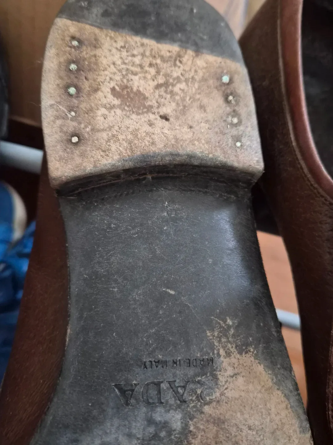 Prada Brown Leather Loafers image indicator(3)