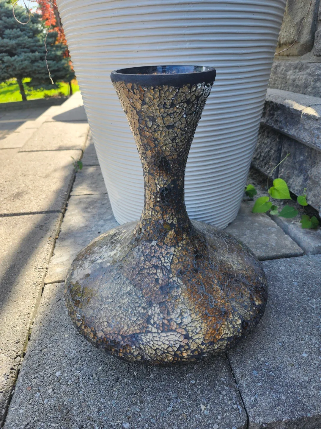 Mosaic Glass Vase image indicator(2)