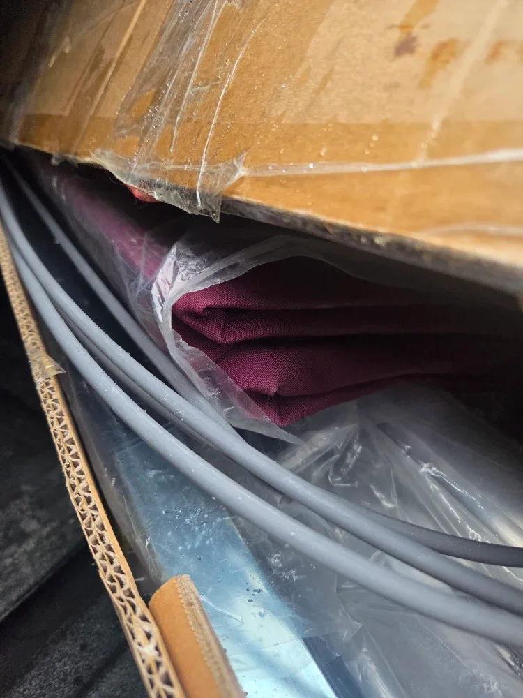 Burgundy Retractable Patio Awning (155.9 inch) image indicator(3)