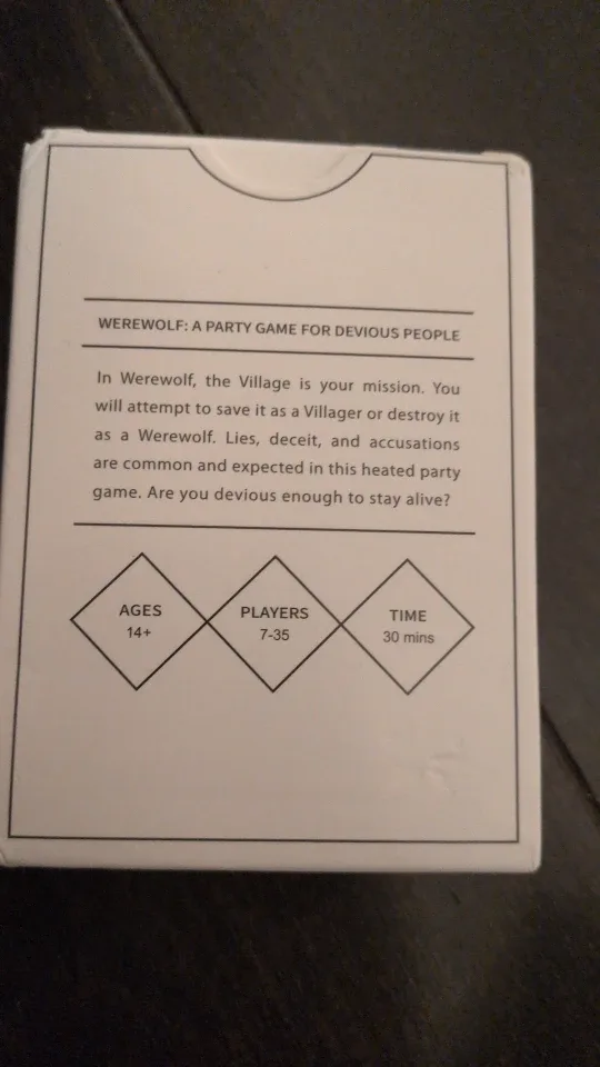 Werewolf Card Game - A Party Game for Devious People image indicator(2)