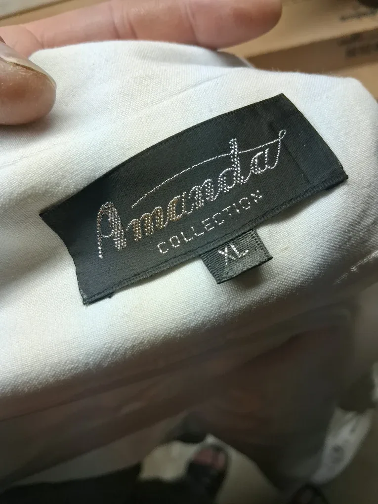 Amanda Collection White Blazer - Size XL